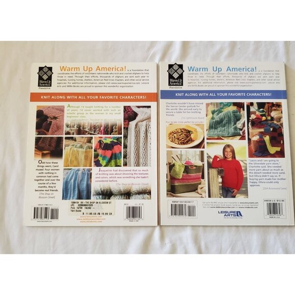 2 Knit Along With Debbie Macomber Book Lot Cedar Cove & Shop on Blossom Street - Picture 2 of 10